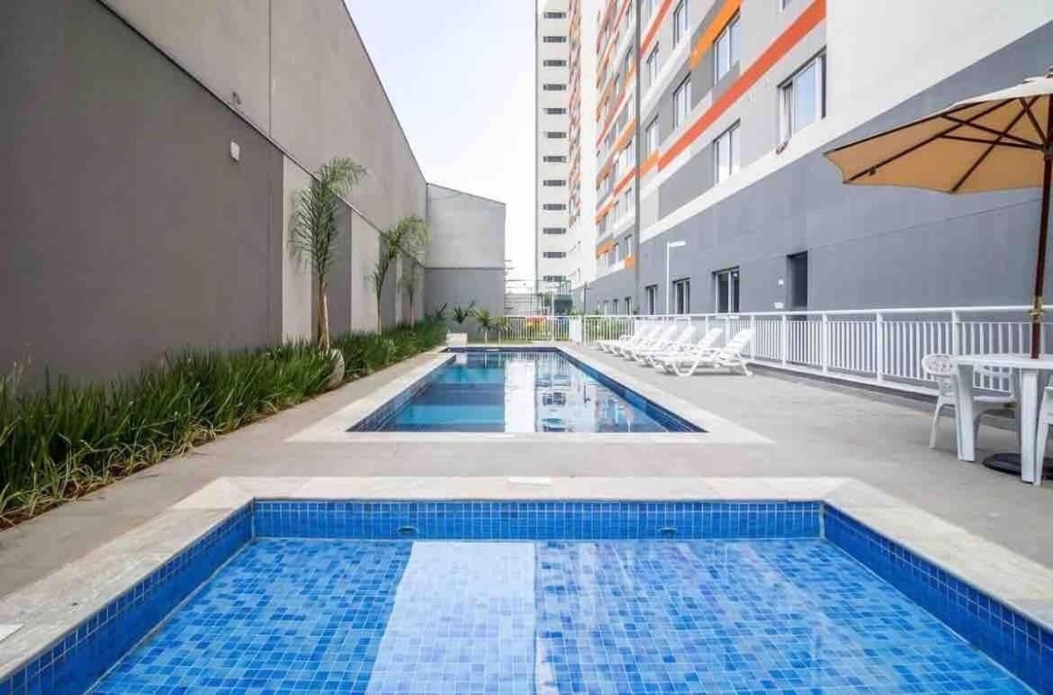 Mv22 - Apto C/ Piscina De Frente Para O Metro Bras ساو باولو المظهر الخارجي الصورة